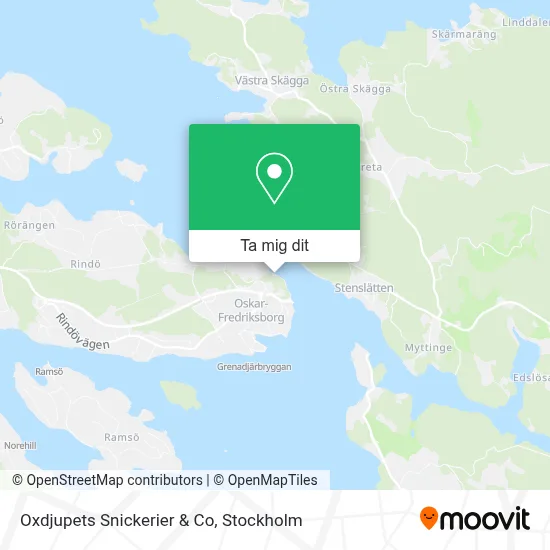 Oxdjupets Snickerier & Co karta