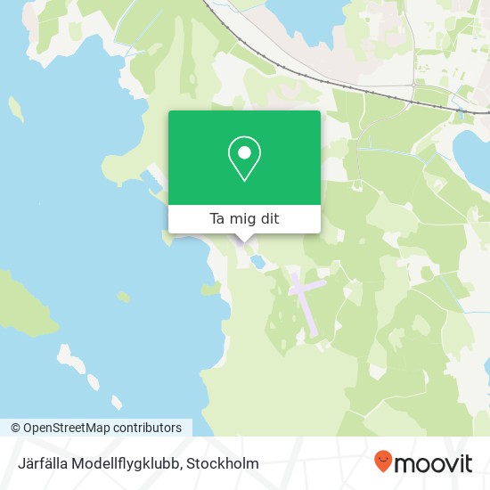 Järfälla Modellflygklubb karta