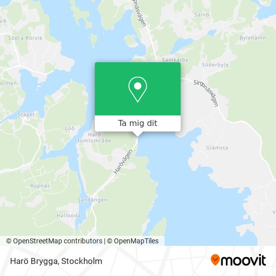 Harö Brygga karta