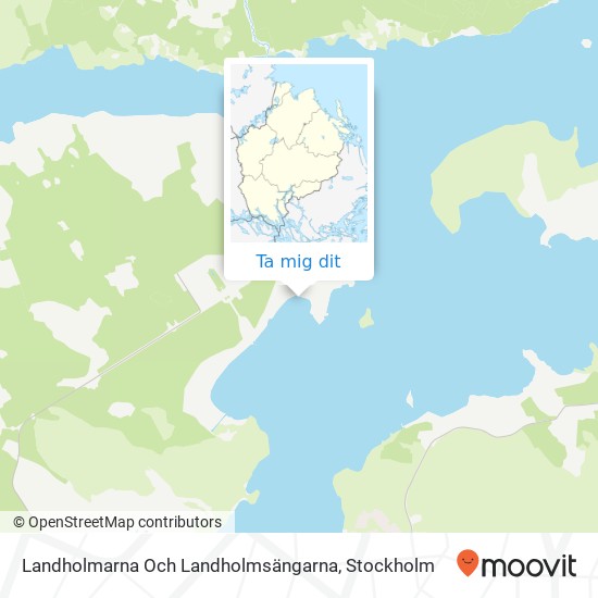 Landholmarna Och Landholmsängarna karta