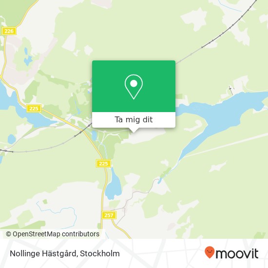 Nollinge Hästgård karta