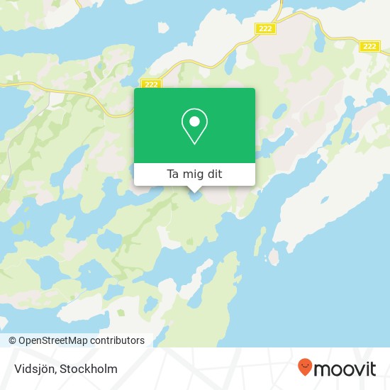 Vidsjön karta