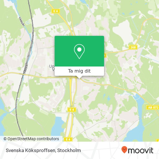 Svenska Köksproffsen karta