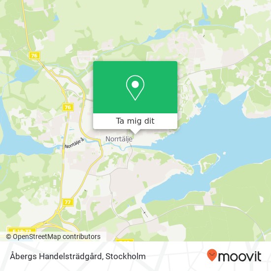 Åbergs Handelsträdgård karta