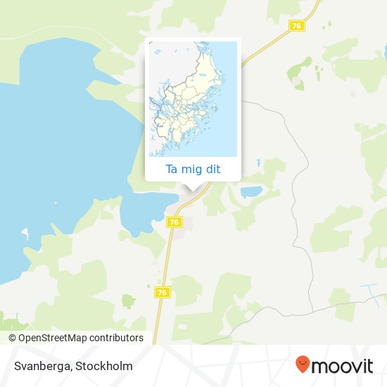 Svanberga karta