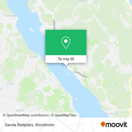 Sanda Badplats karta