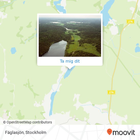 Fäglasjön karta