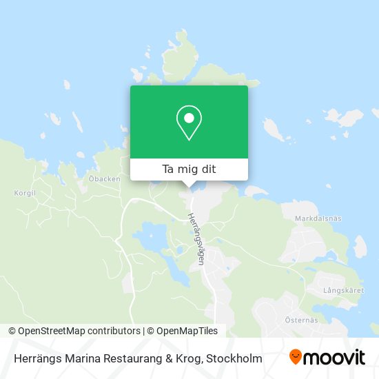 Herrängs Marina Restaurang & Krog karta