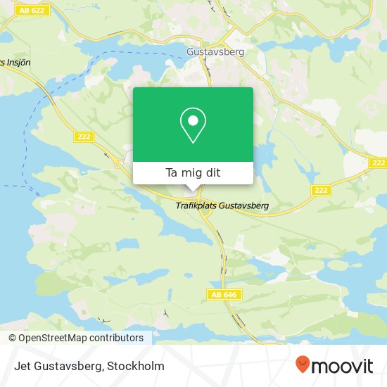 Jet Gustavsberg karta