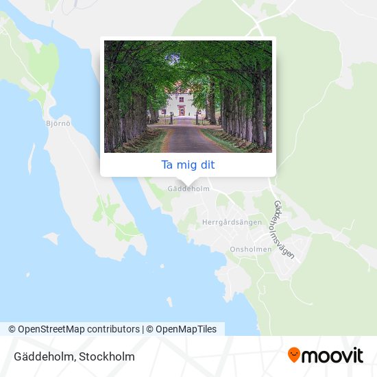 Gäddeholm karta