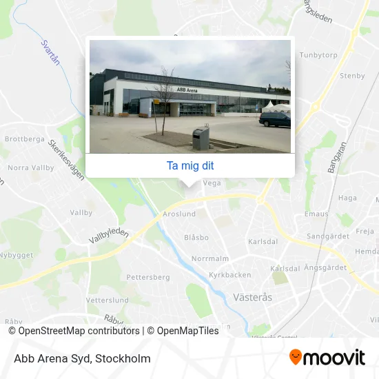 Abb Arena Syd karta