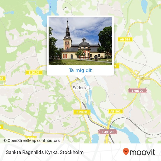 Sankta Ragnhilds Kyrka karta