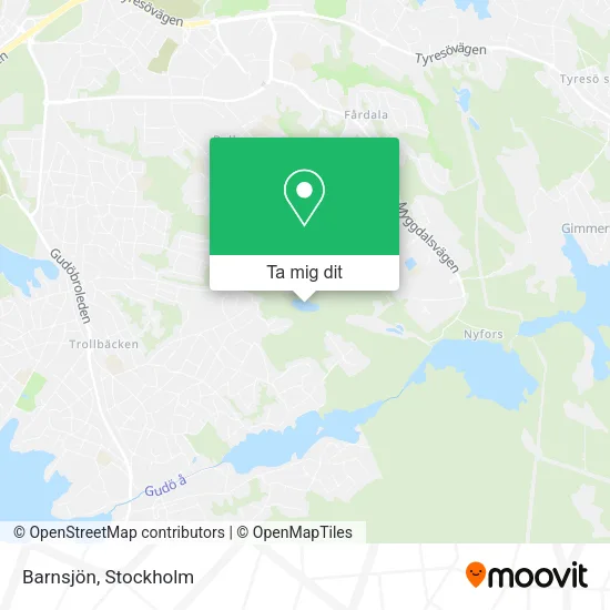 Barnsjön karta