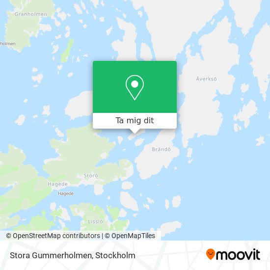 Stora Gummerholmen karta