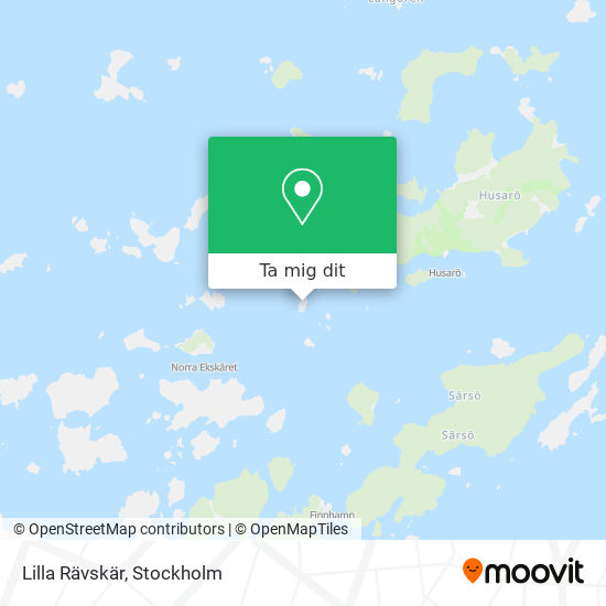 Lilla Rävskär karta