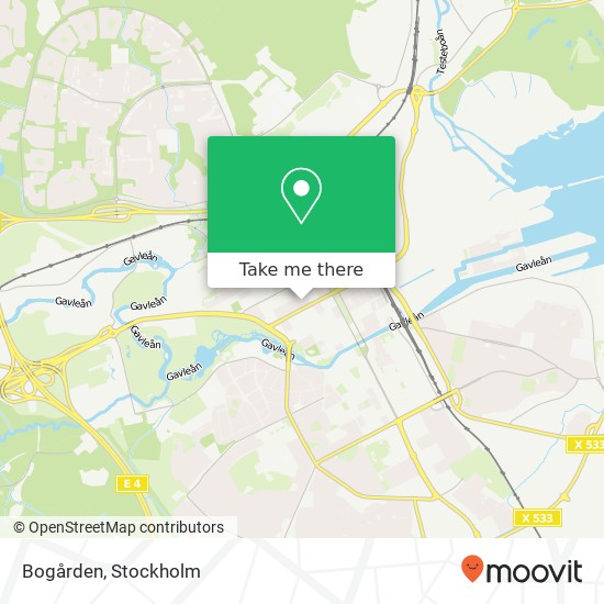 Bogården karta