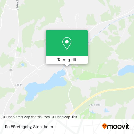 Rö Företagsby karta
