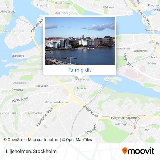 Liljeholmen karta