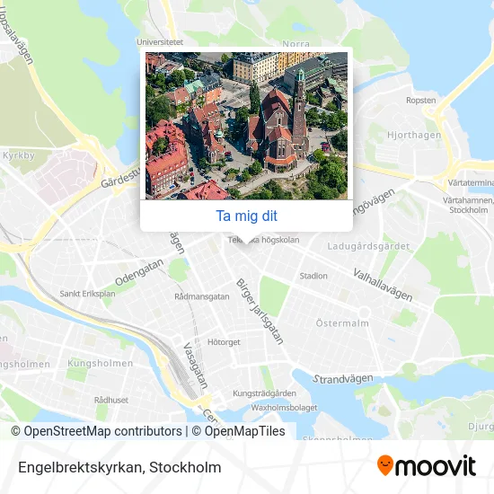 Engelbrektskyrkan karta