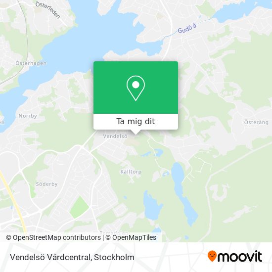 Vendelsö Vårdcentral karta