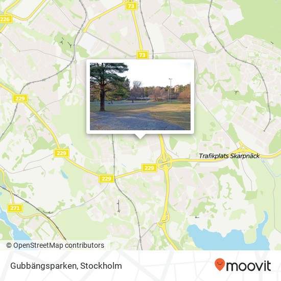 Gubbängsparken karta