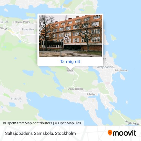 Saltsjöbadens Samskola karta
