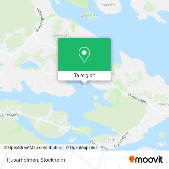 Tjusarholmen karta