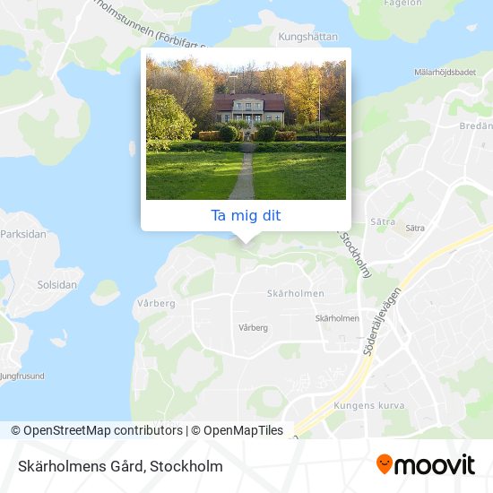 Skärholmens Gård karta