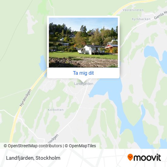 Landfjärden karta