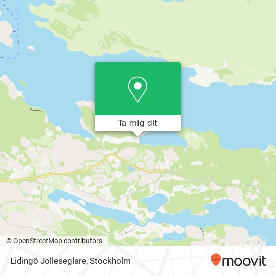 Lidingö Jolleseglare karta