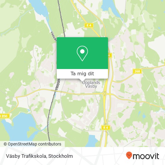 Väsby Trafikskola karta