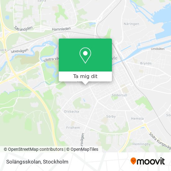 Solängsskolan karta