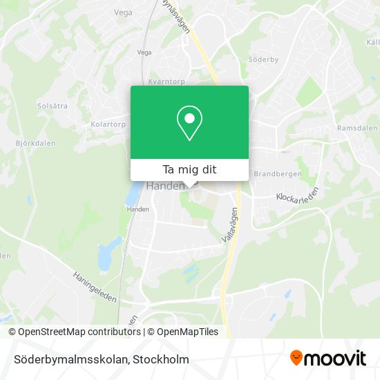 Söderbymalmsskolan karta