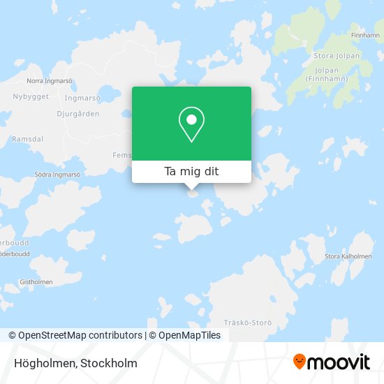 Högholmen karta