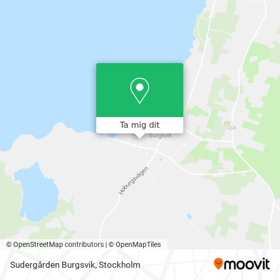 Sudergården Burgsvik karta