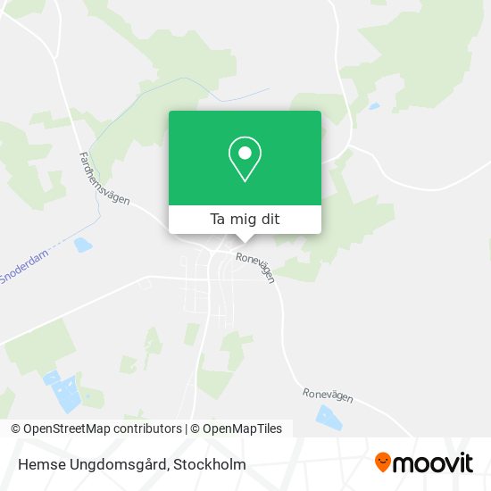 Hemse Ungdomsgård karta