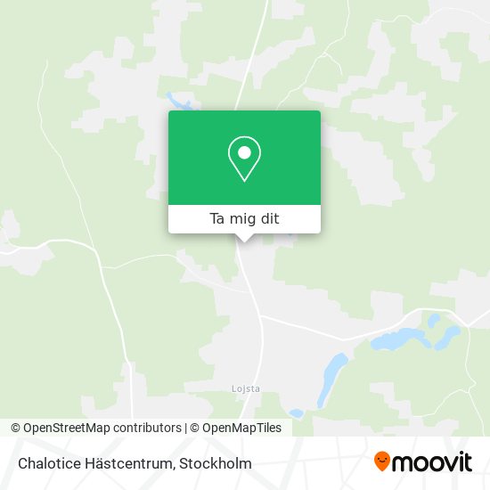 Chalotice Hästcentrum karta