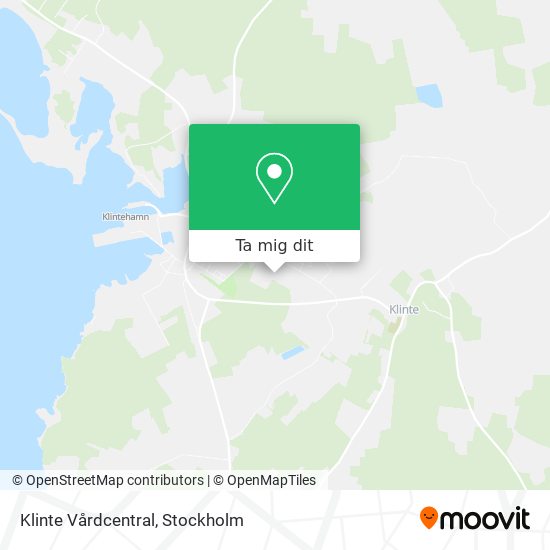 Klinte Vårdcentral karta