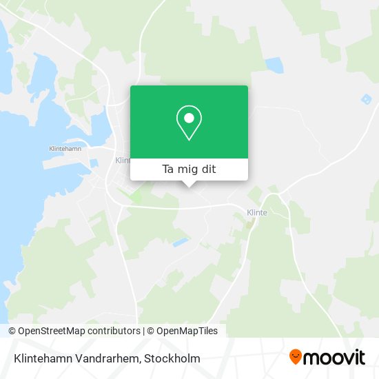 Klintehamn Vandrarhem karta
