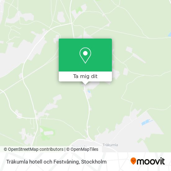 Träkumla hotell och Festvåning karta