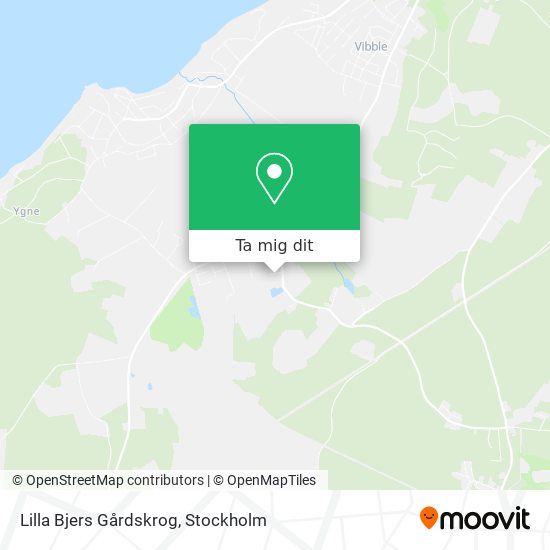Lilla Bjers Gårdskrog karta