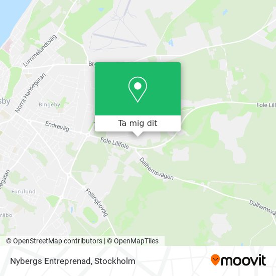 Nybergs Entreprenad karta