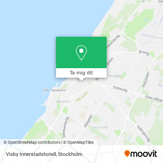 Visby Innerstadshotell karta
