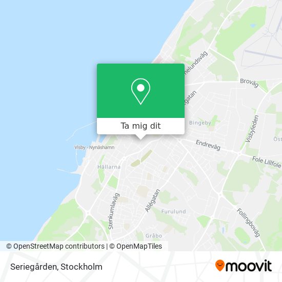 Seriegården karta