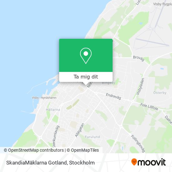 SkandiaMäklarna Gotland karta