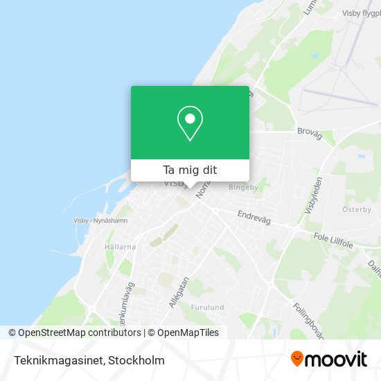 Teknikmagasinet karta