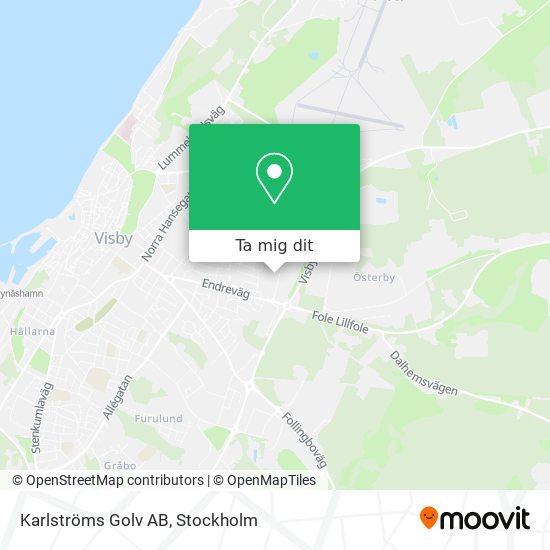 Karlströms Golv AB karta