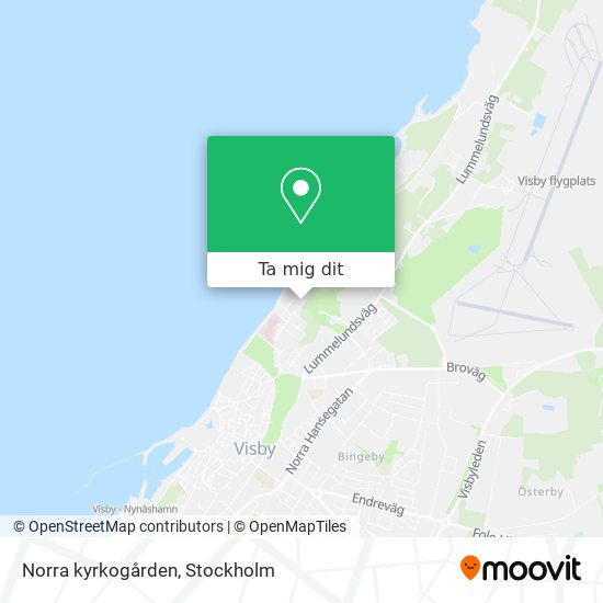 Norra kyrkogården karta