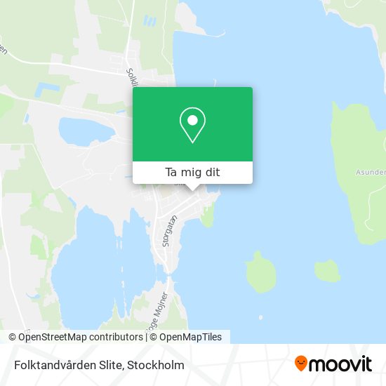 Folktandvården Slite karta