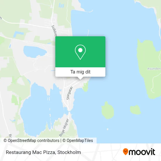 Restaurang Mac Pizza karta